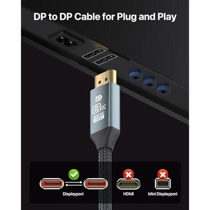 VisionSync 8K DisplayPort 1.4 Cable – Packaging