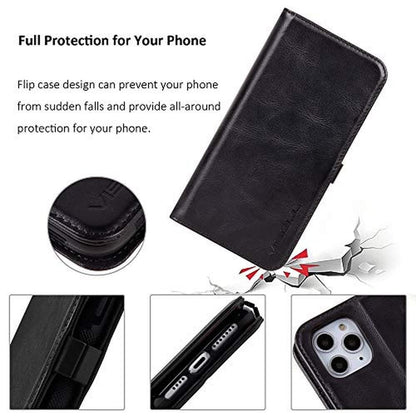 Case iPhone 11 Pro Max: Visoul Wallet Case with Card Holder – Close-up Detail