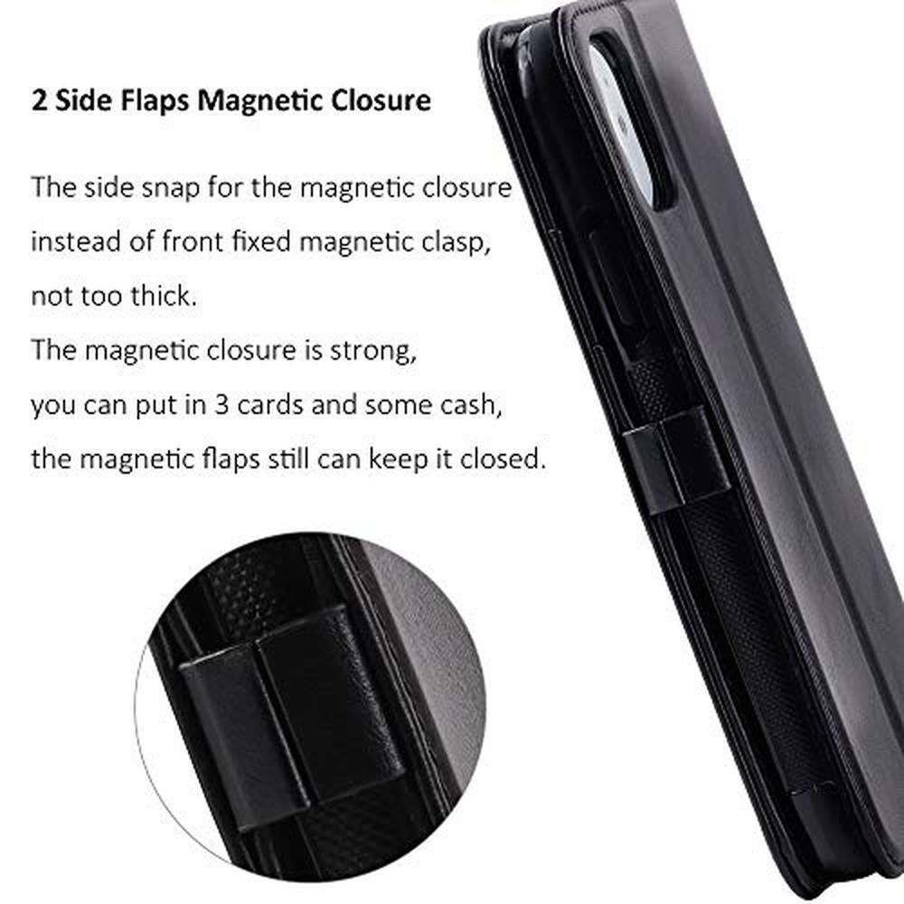 Case iPhone 11 Pro Max: Visoul Wallet Case with Card Holder – In Use