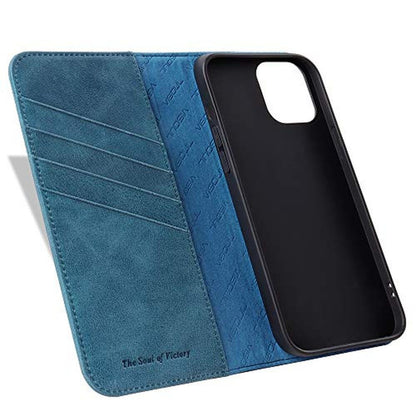 Case iPhone: VISOUL iPhone 12 Pro Max 6.7 Genuine Leather – Close-up Detail
