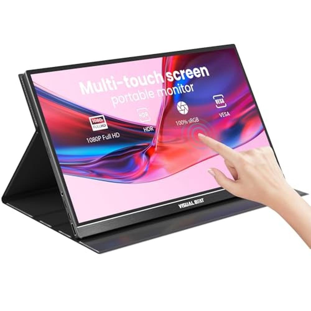 Screen Visual: Visual Beat Portable Monitor Touch Screen – Front View