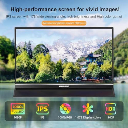 Screen Visual: Visual Beat Portable Monitor Touch Screen – In Use
