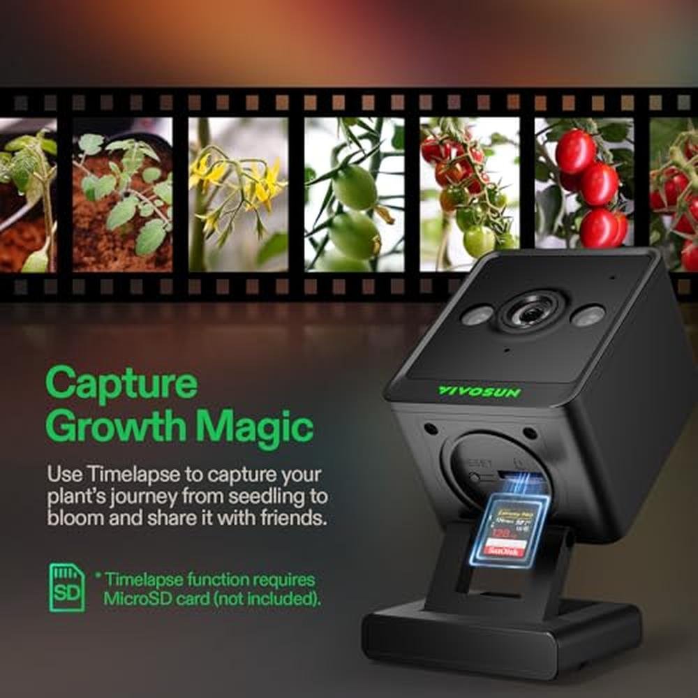 WiFi Grow Camera: VIVOSUN GrowCam C4 2K QHD – In Use