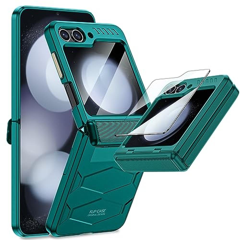 Galaxy Z Flip 5 Case: Vizvera Flip Galaxy Phone Case with – Front View