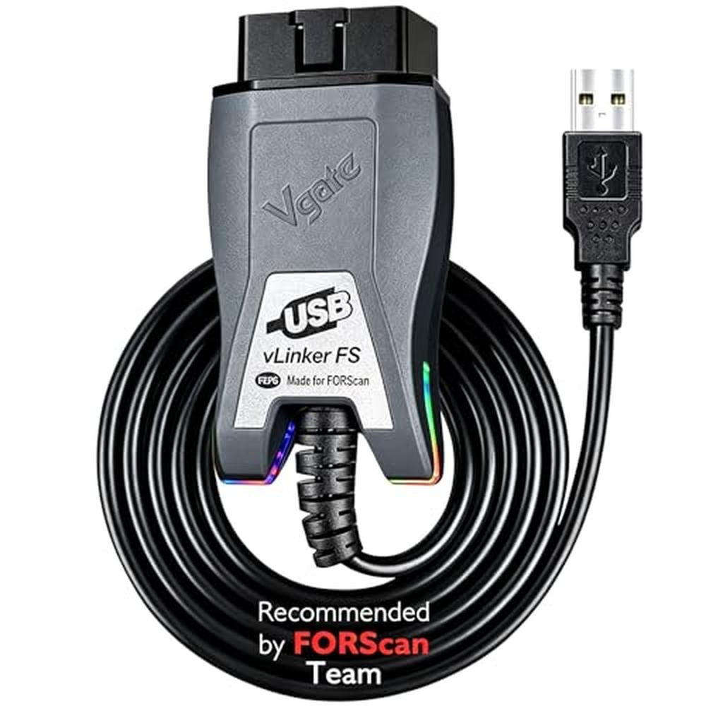 Vlinker OBD2: VLINKER FS OBD2 Scanner – Front View