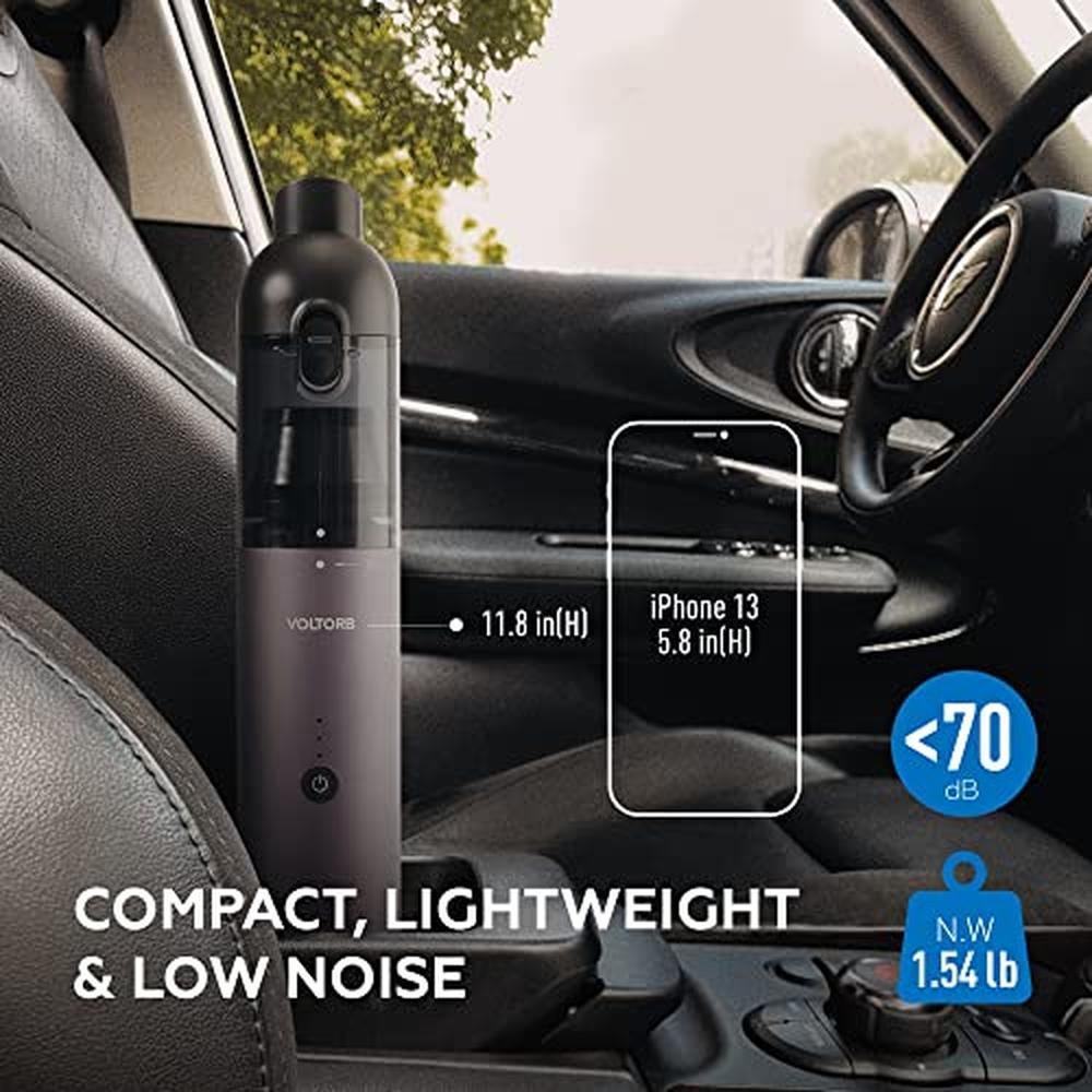 Cordless Handheld Vacuum: Voltorb 15000PA High Power Mini – In Use
