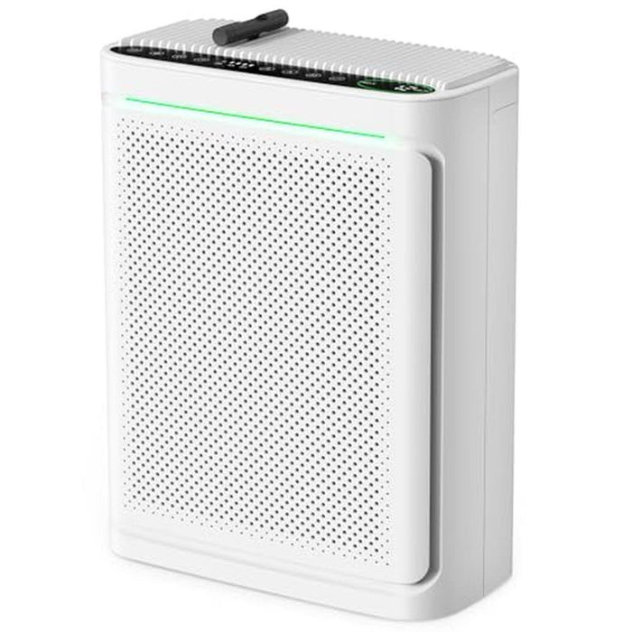Air Purifier: VOOPNU DH-JHD08 True H13 HEPA Washable Filter – Front View