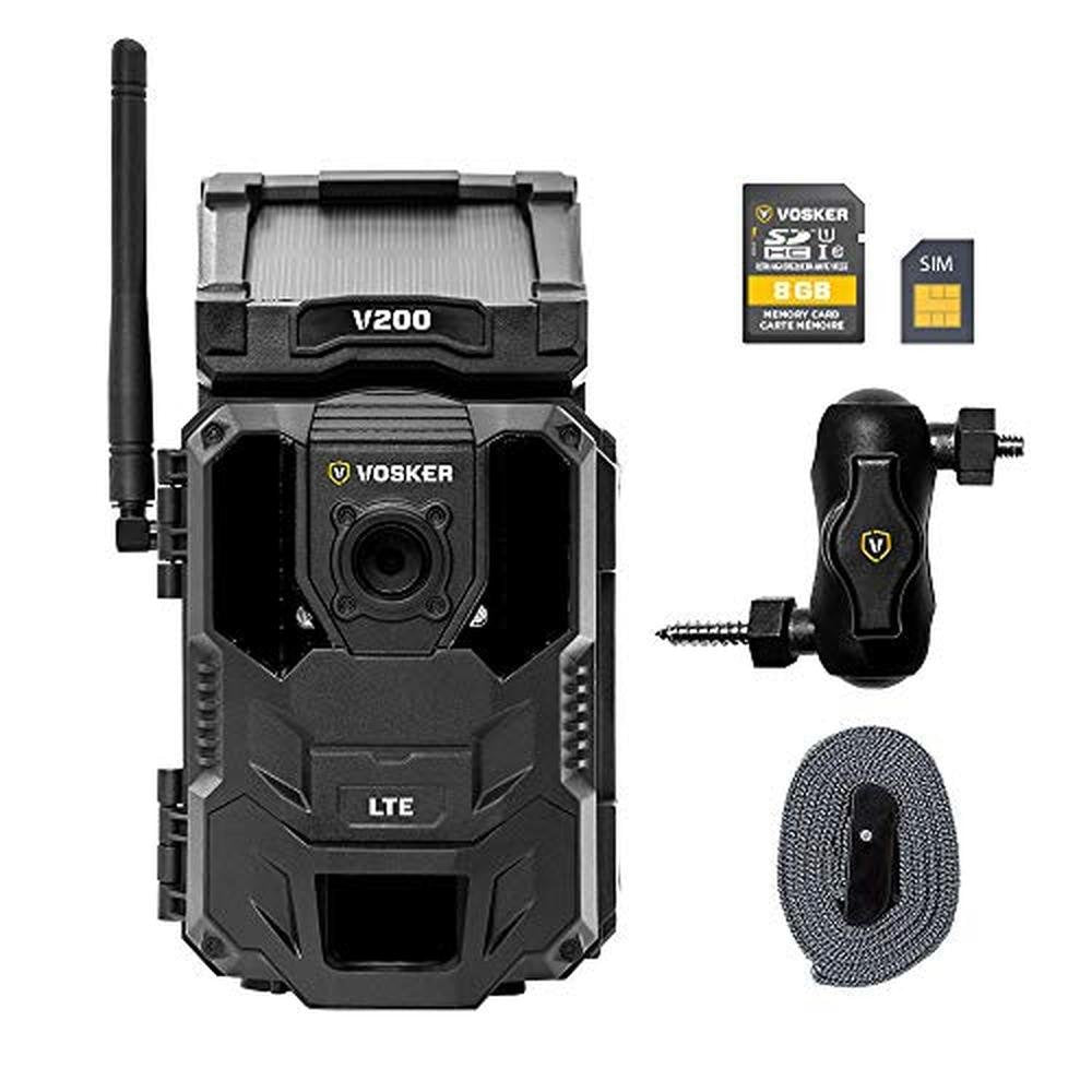 V200 Vosker: Vosker V200 LTE Wireless Security Camera – Front View