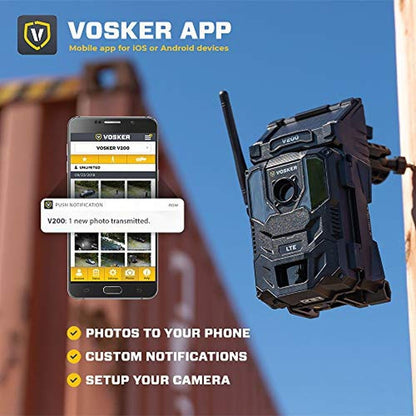 V200 Vosker: Vosker V200 LTE Wireless Security Camera – Packaging
