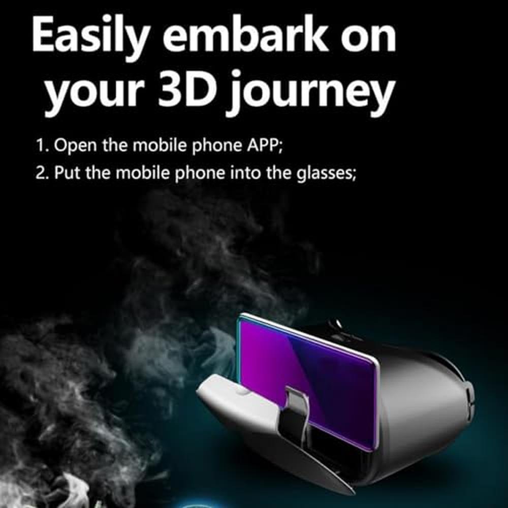 VR Headset for Phone: Premium 3D VR Goggles – Side View
