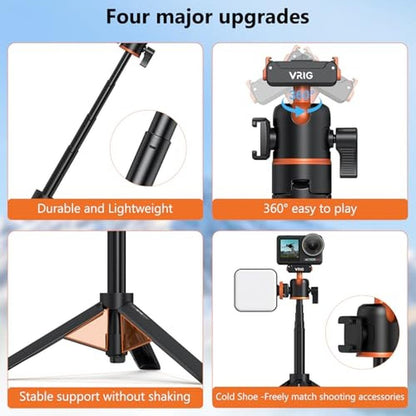 Action Vrig: VRIG Action 5 Pro 21 Magnetic Tripod – In Use