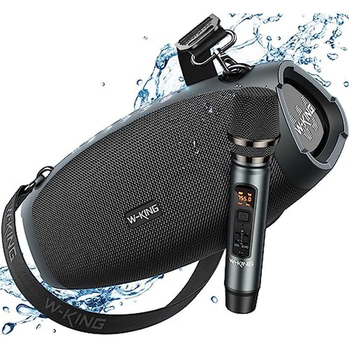 W-KING Portable Loud Bluetooth Speakers with Wireless – Front View