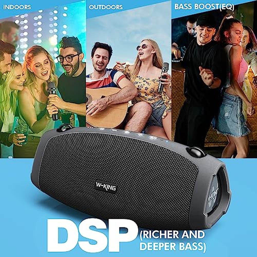 W-KING Portable Loud Bluetooth Speakers with Wireless – In Use