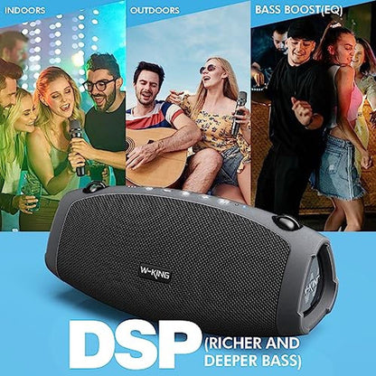 W-KING Portable Loud Bluetooth Speakers with Wireless – In Use