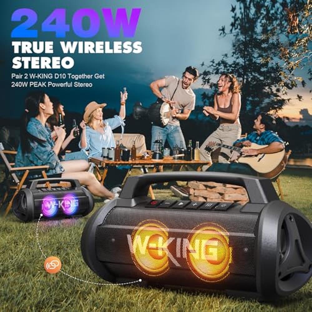 Bluetooth Speaker: W-KING Portable Speakers Bluetooth – Packaging