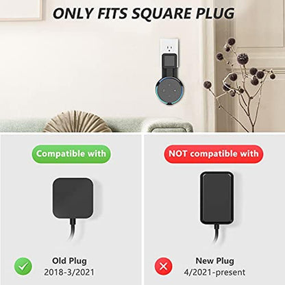 Mount Wali: Premium Outlet Wall Mount Holder Stand for Echo – Side View