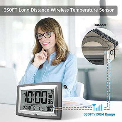 Atomic Clock: WallarGe Self-Setting Digital Clock – Packaging