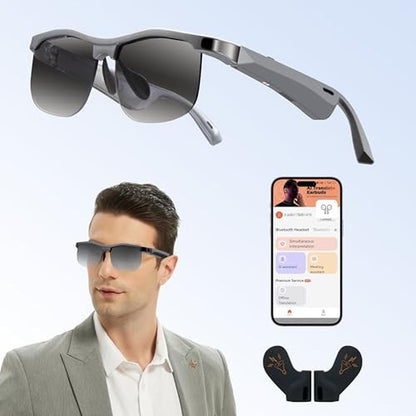 Glasses Men: WAMOVAL Smart Bluetooth Glasses with 160 – Packaging