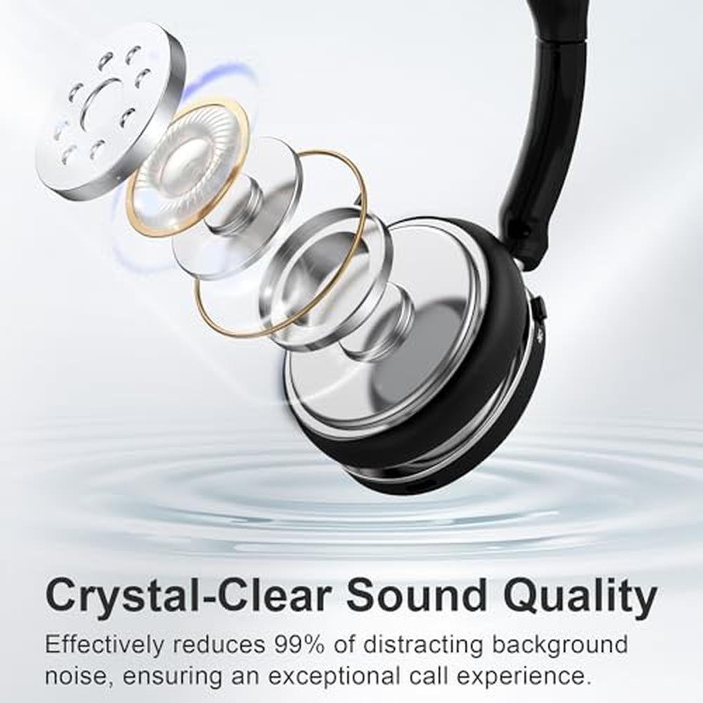 Wantek Mono Wireless Bluetooth Headset – Close-up Detail