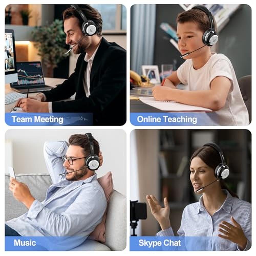 Wantek Mono Wireless Bluetooth Headset – In Use