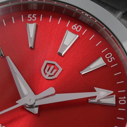 Watchdives VH31 Quartz Watch: Watchdives WD0006 38mm Domed – Close-up Detail