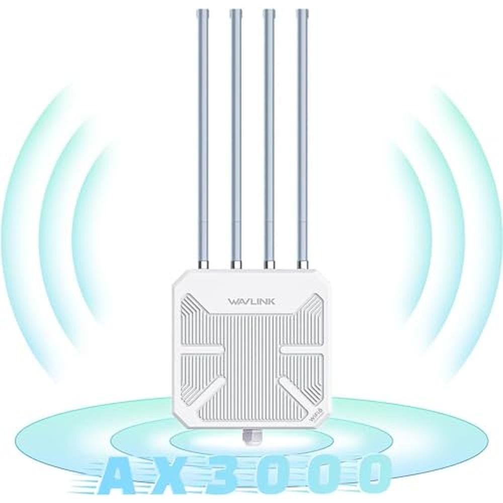 WAVLINK 2026 AX3000 WiFi 6 Wireless Outdoor Wireless Access – Front View