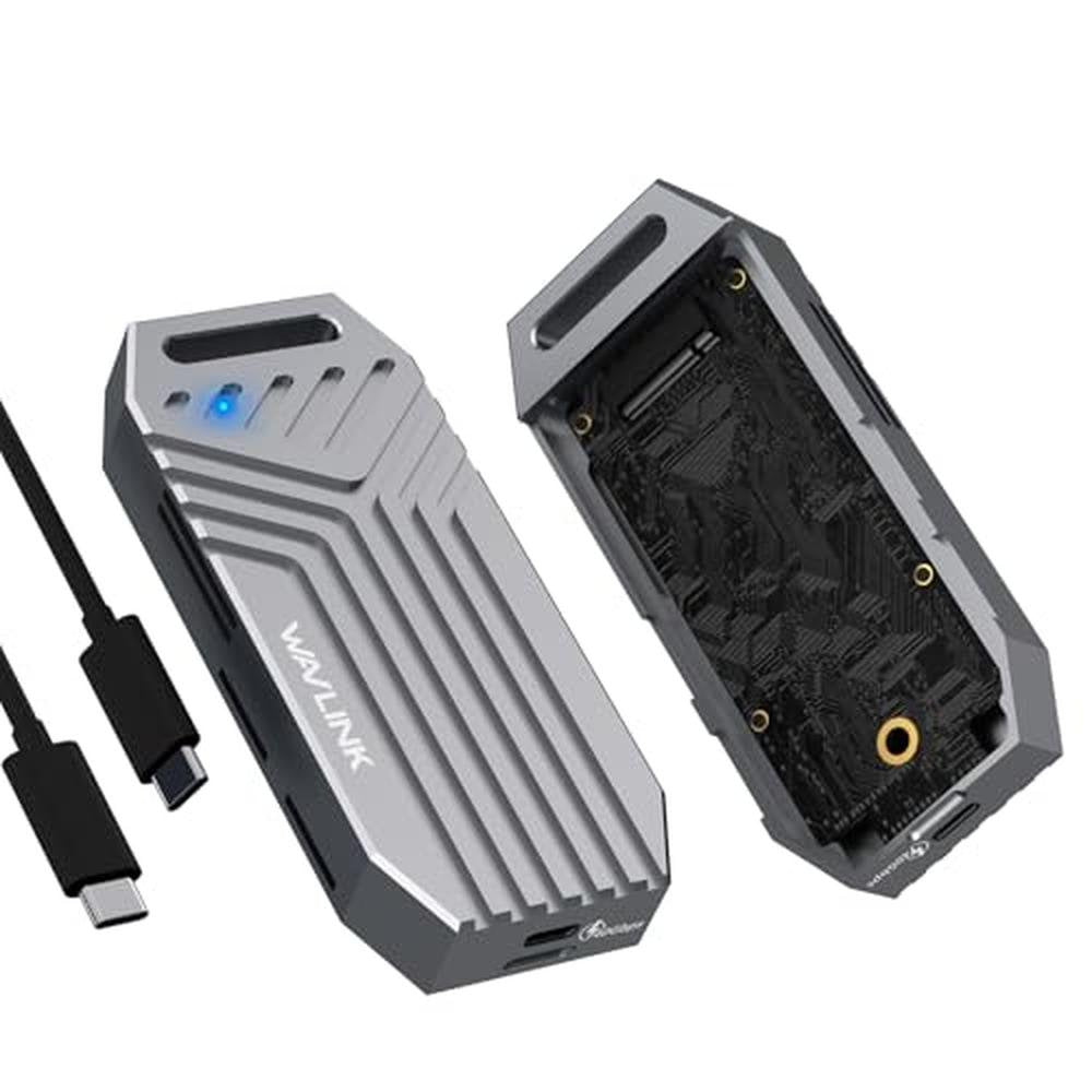 PCIe NVMe: WAVLINK 40Gbps SSD Enclosure – Front View