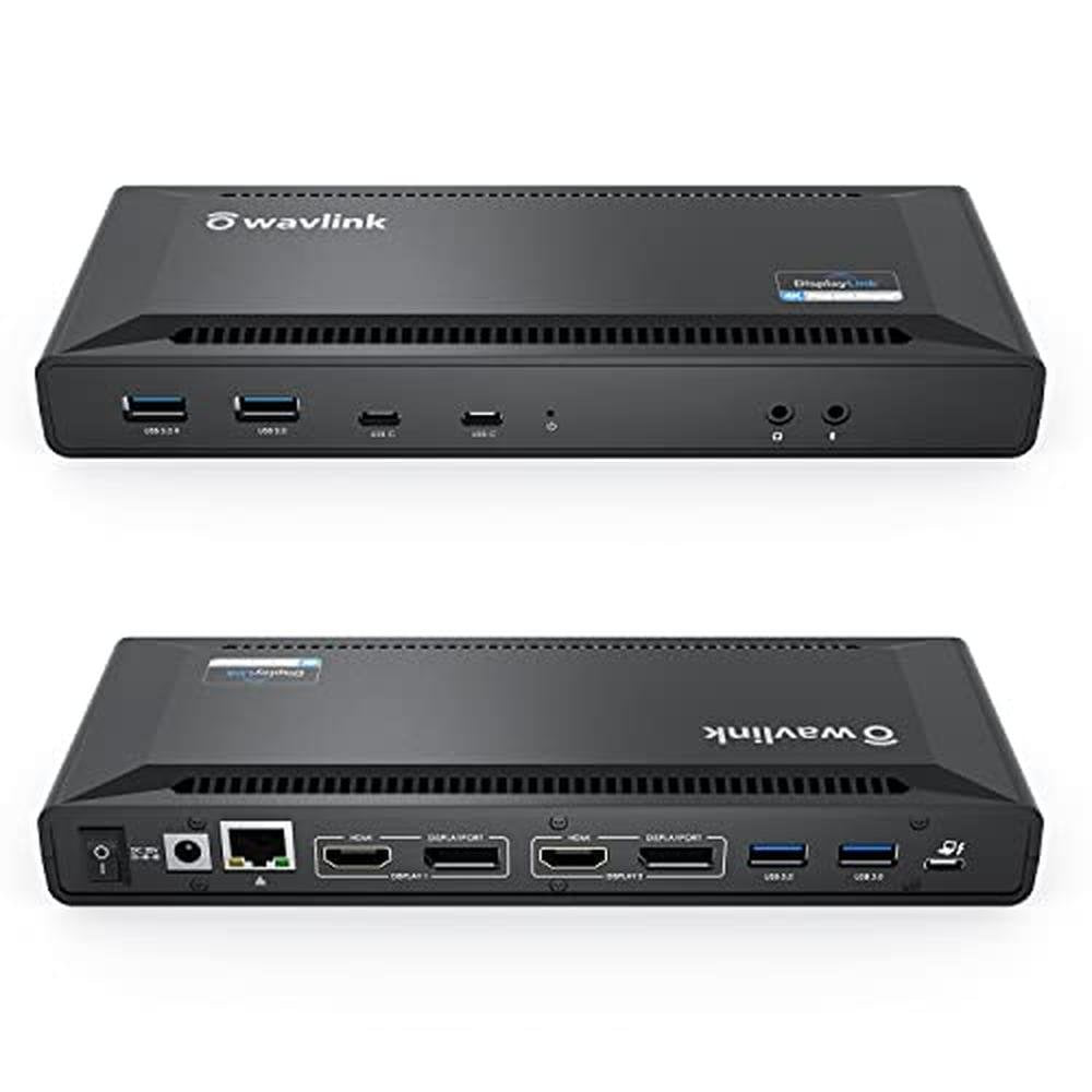 WAVLINK Universal USB C Docking Station – Front View