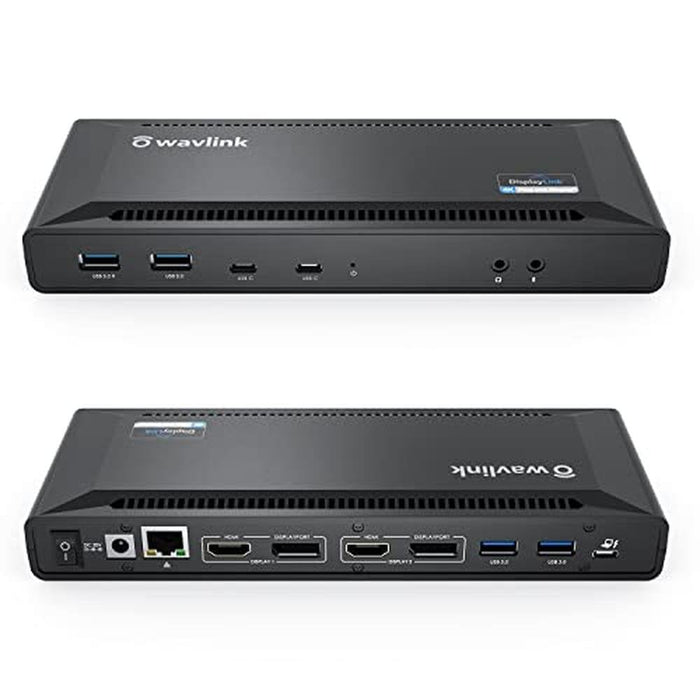 WAVLINK Universal USB C Docking Station – Front View