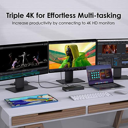 Wavlink DisplayLink: Wavlink Triple Monitor 4K 60Hz Docking – Close-up Detail