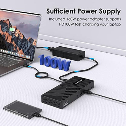 Wavlink DisplayLink: Wavlink Triple Monitor 4K 60Hz Docking – Packaging