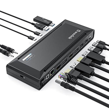 WAVLINK DisplayLink Laptop Docking Station – Front View