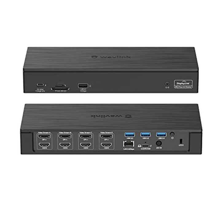 WAVLINK DisplayLink Laptop Docking Station – Front View