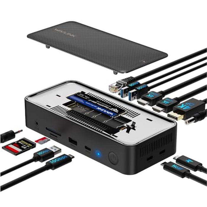WAVLINK Laptop Docking Station – Front View