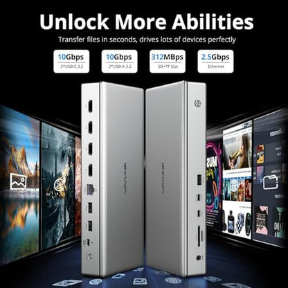 WAVLINK Pro Docking Station: Quad 4K Displays for Mac & – In Use