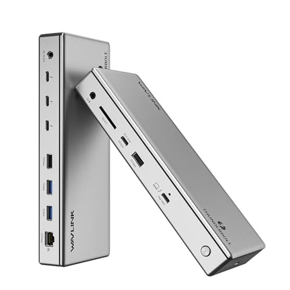 Thunderbolt Wavlink: Wavlink Thunderbolt 4 Docking Station – Front View