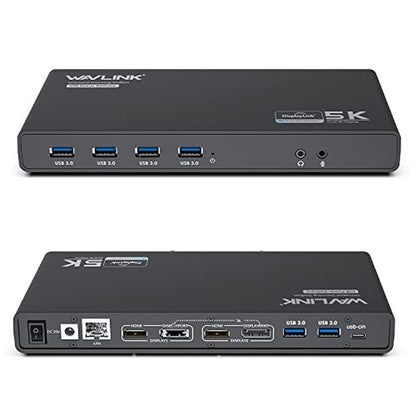 WAVLINK Universal Laptop Docking Station – Front View