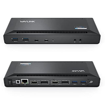 WAVLINK Universal USB C Laptop Docking Station – Front View