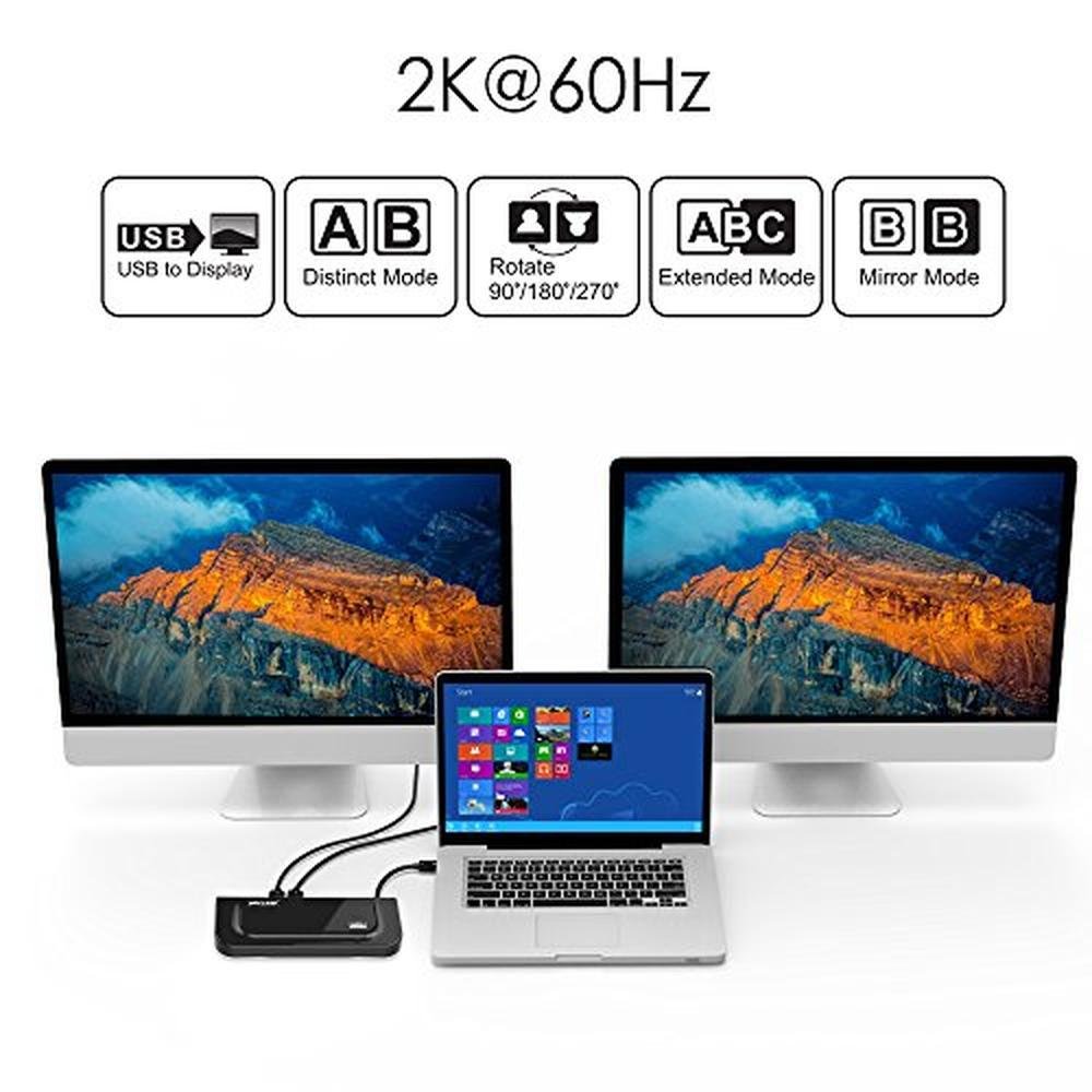 WAVLINK Universal Docking Station – Side View