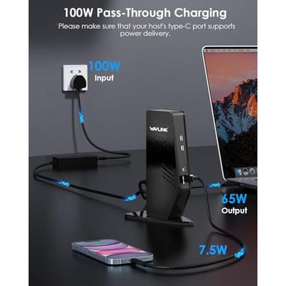 Docking Station: WAVLINK USB 3.0 and USB-C Universal Laptop – Close-up Detail