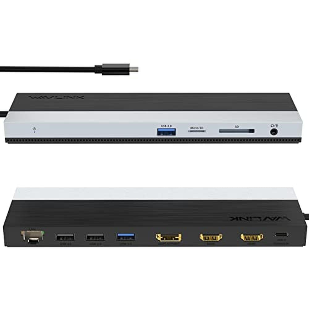 WAVLINK USB C Docking Station – Front View