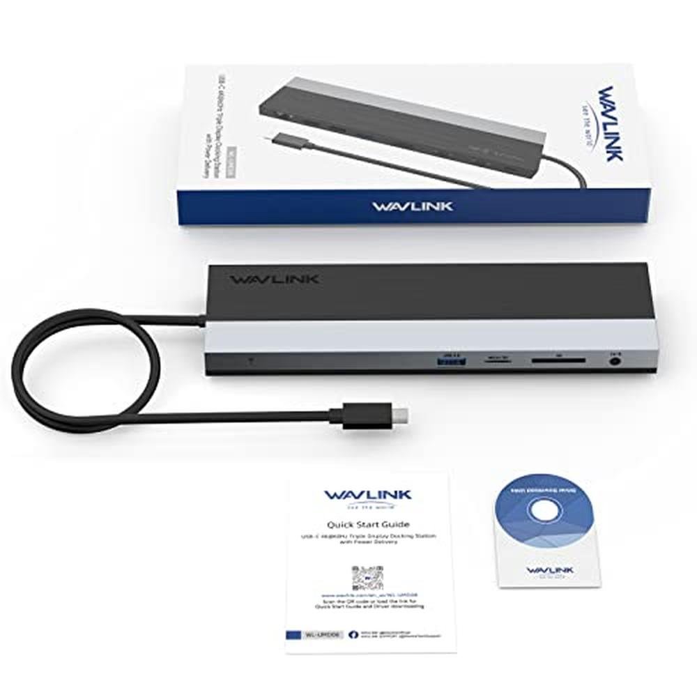 WAVLINK USB C Docking Station – In Use