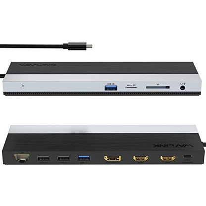 WAVLINK USB C Docking Station – Front View