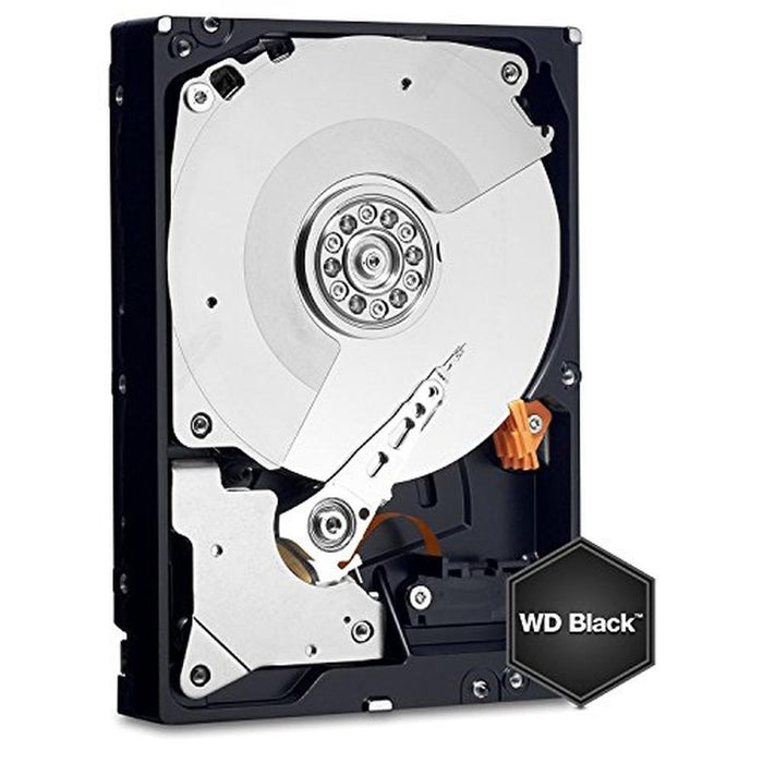 Black 6TB: WD Black 6TB Performance Desktop Hard Disk Drive – Front View