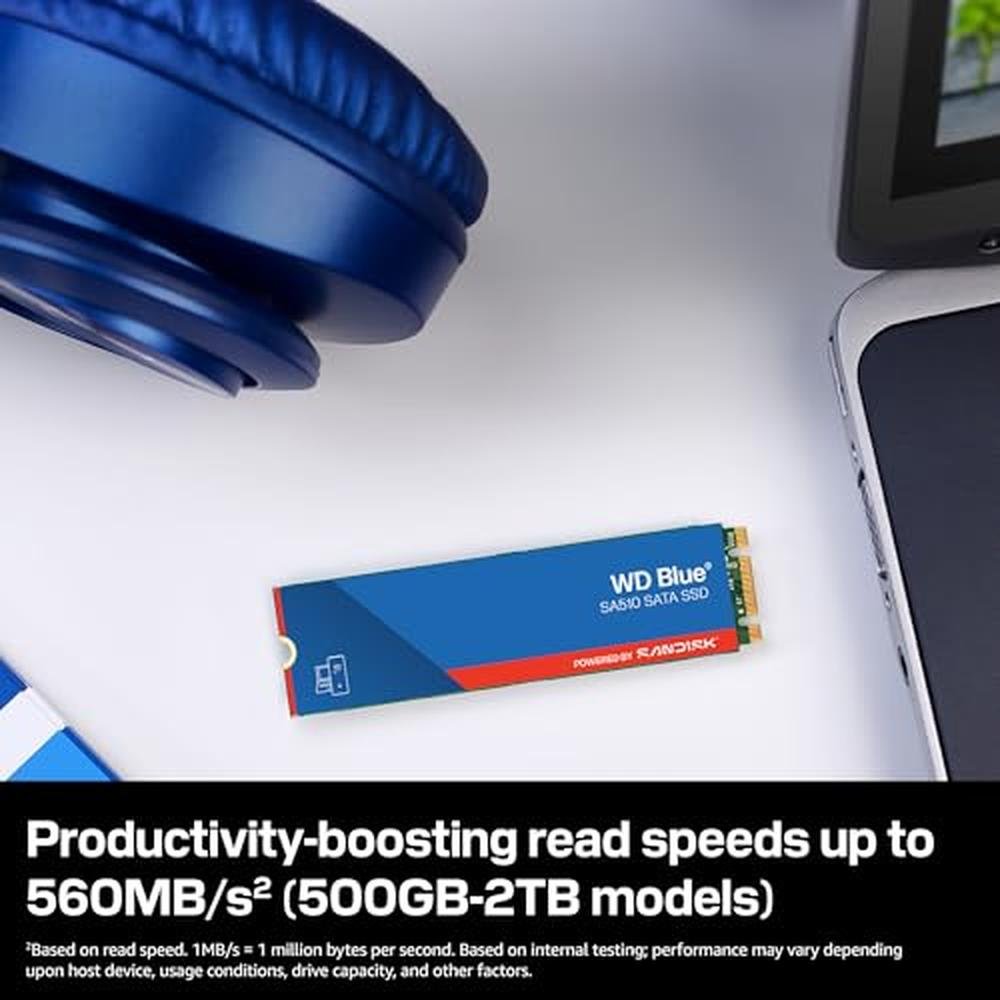 SATA Blue: WD Blue SA510 2TB SATA SSD – In Use