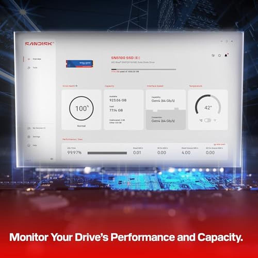 WD Blue SN5100 2TB NVMe SSD M.2 2280 PCIe Gen 4.0 Internal – Packaging