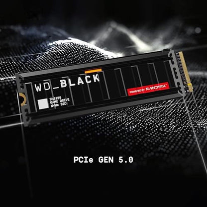 Speed Black: WD Black SN8100 4TB NVMe SSD with Heatsink – In Use