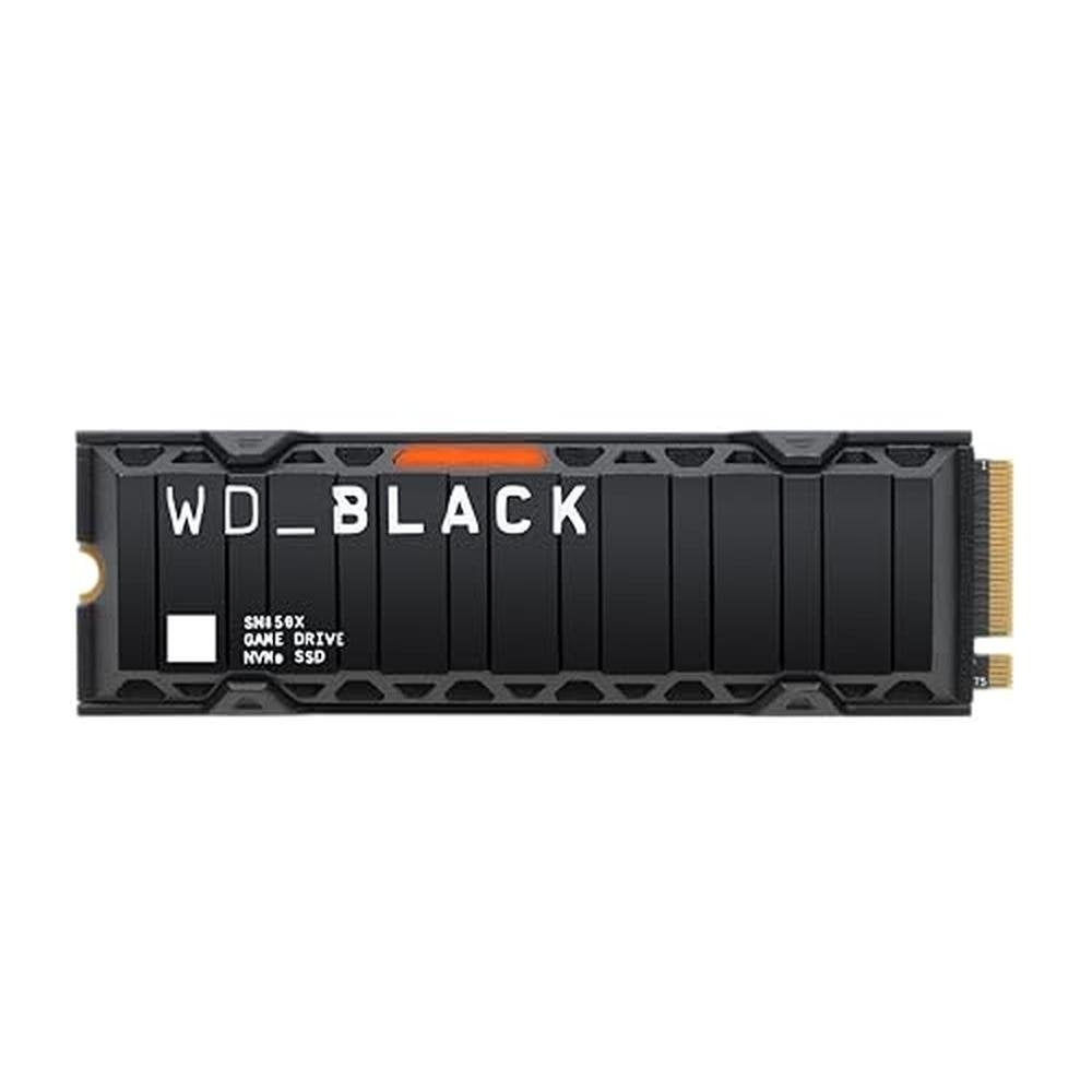 WD Black SN850X 4TB NVMe SSD with Heatsink – Front View