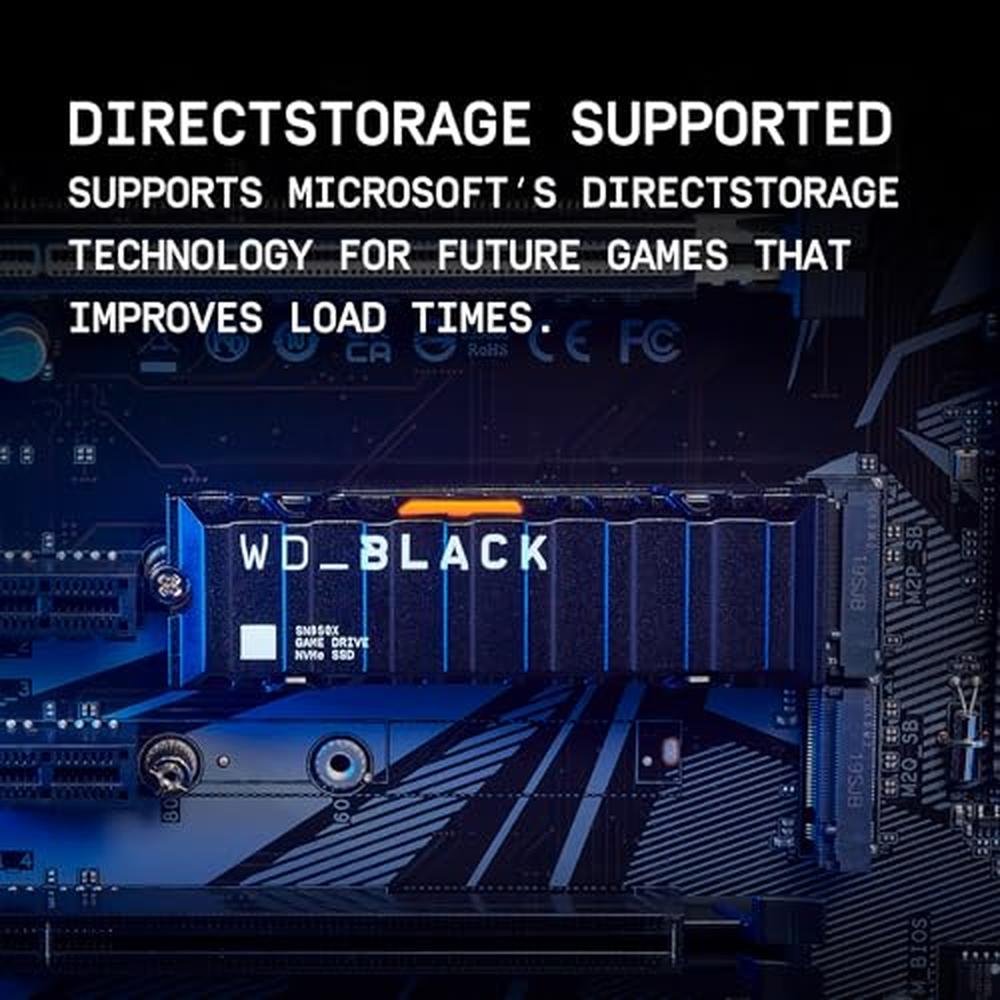 WD Black SN850X 4TB NVMe SSD with Heatsink – Packaging