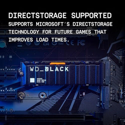 WD Black SN850X 4TB NVMe SSD with Heatsink – Packaging